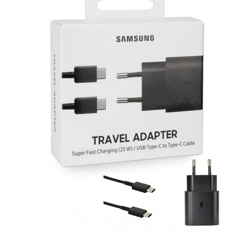 CHARGEUR SECTEUR SUPER FAST CHARGER 25W + CABLE USB-C - EP-TA800 - BLISTER