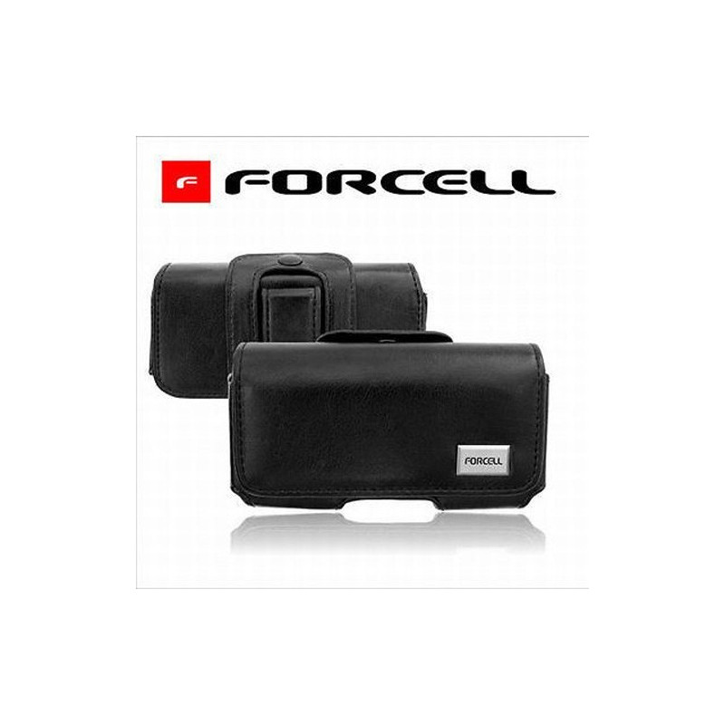ETUI HOUSSE CEINTURE LUXE NOIR ★★ NOKIA E51 E52  ★★ CUIR PU FORCELL