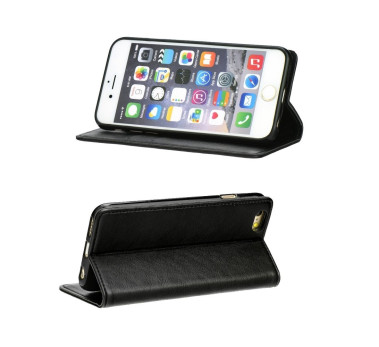 HOUSSE ETUI FOLIO MAGNET FORCELL - SAMSUNG GALAXY A8 2018 - NOIR