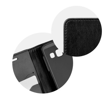 HOUSSE ETUI FOLIO MAGNET FORCELL - SAMSUNG GALAXY A8 2018 - NOIR