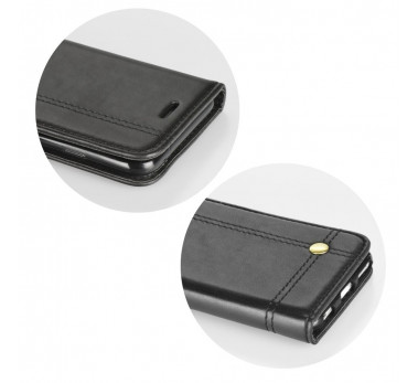 HOUSSE FOLIO ETUI STAND ★ KABURA PRESTIGE BOOK ★ NOKIA 6.1 et 6 2018 ★★ FERMETURE AIMANT NOIR