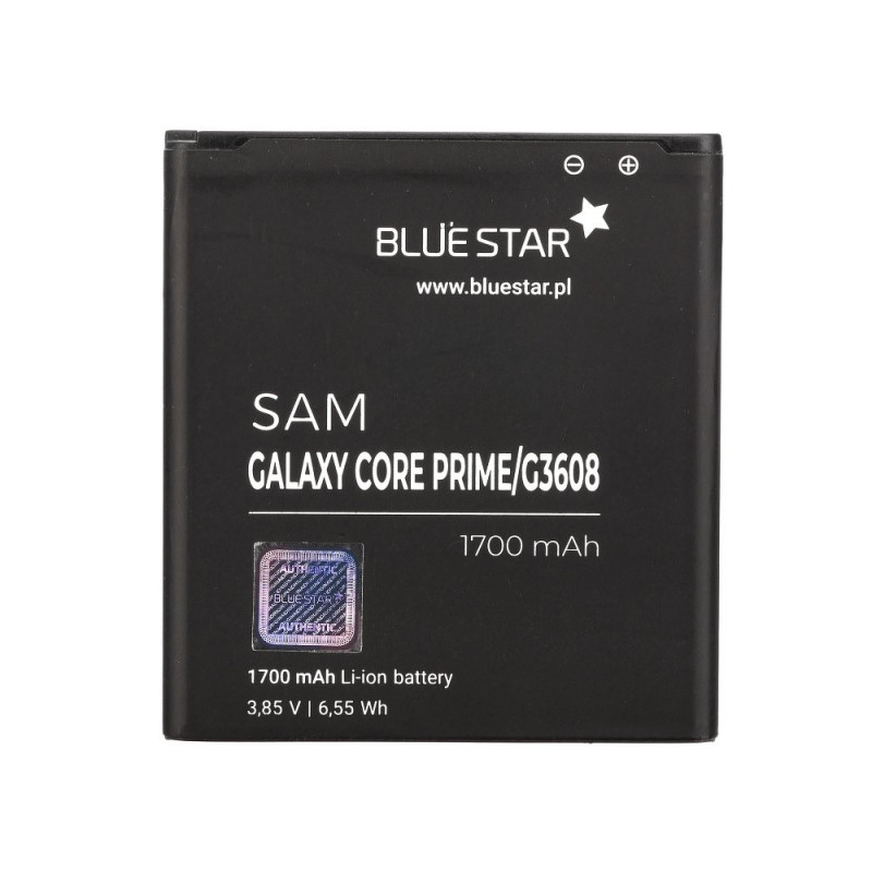 Blue Star Premium Batterie 1700 mAh Charge Rapide 2.0 Samsung Galaxy Core Prime G3606 / G3608 / G3609